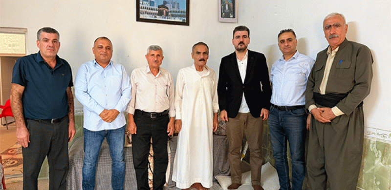 رابطة الأنصار تزور الرفيق عمر قادر (كارزان)