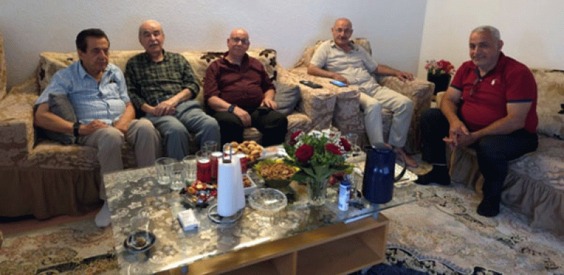 رابطة الأنصار الشيوعيين العراقيين في الدنمارك تزور النصير الرفيق محمد جاسم اللبان